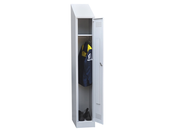 Шкаф для одежды металлический одностворчатый