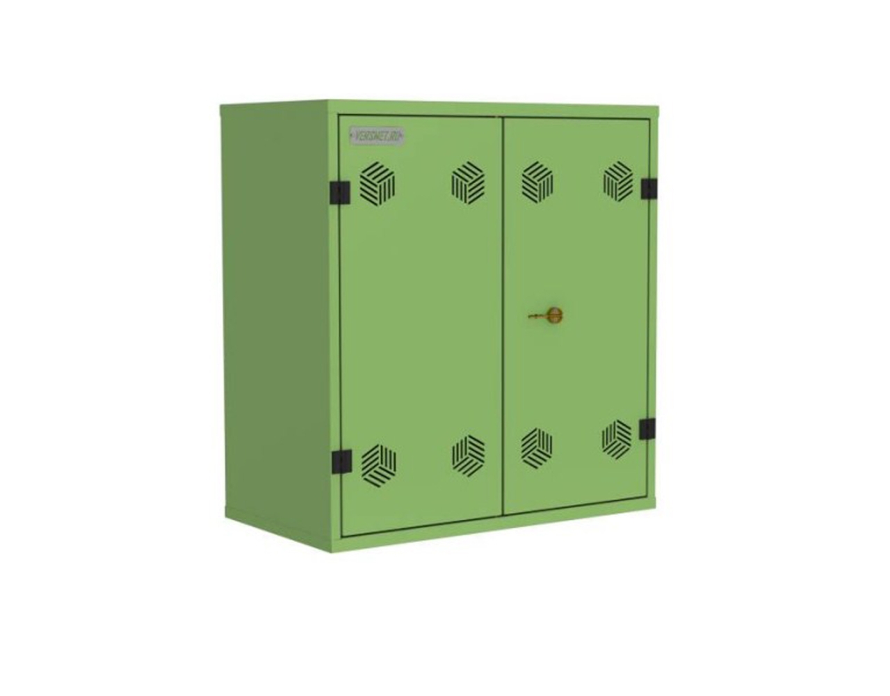 Металлический шкаф с дверцами для 8 противогазов усиленный