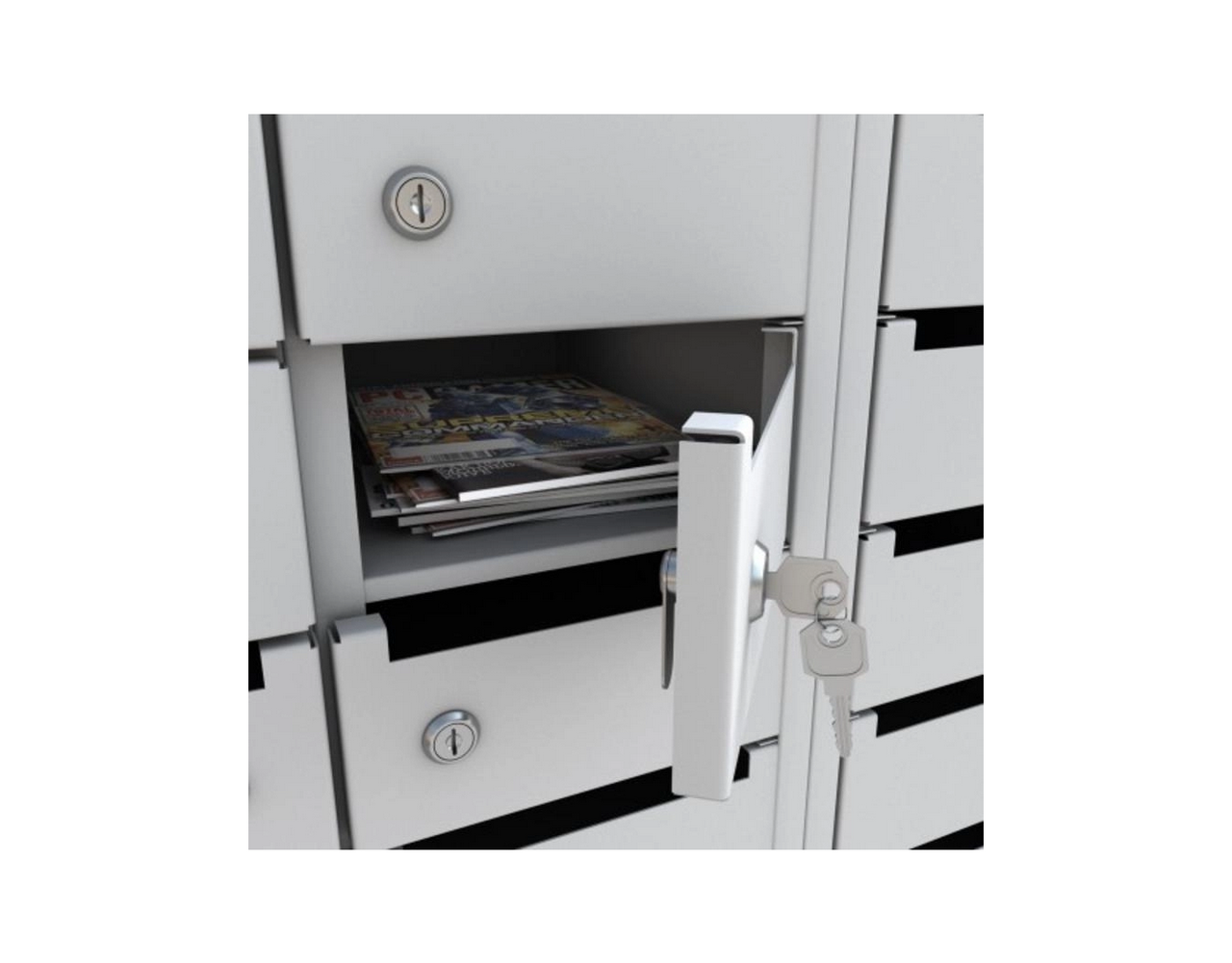 Абонентский шкаф для корреспонденции и документации на 60 ячеек