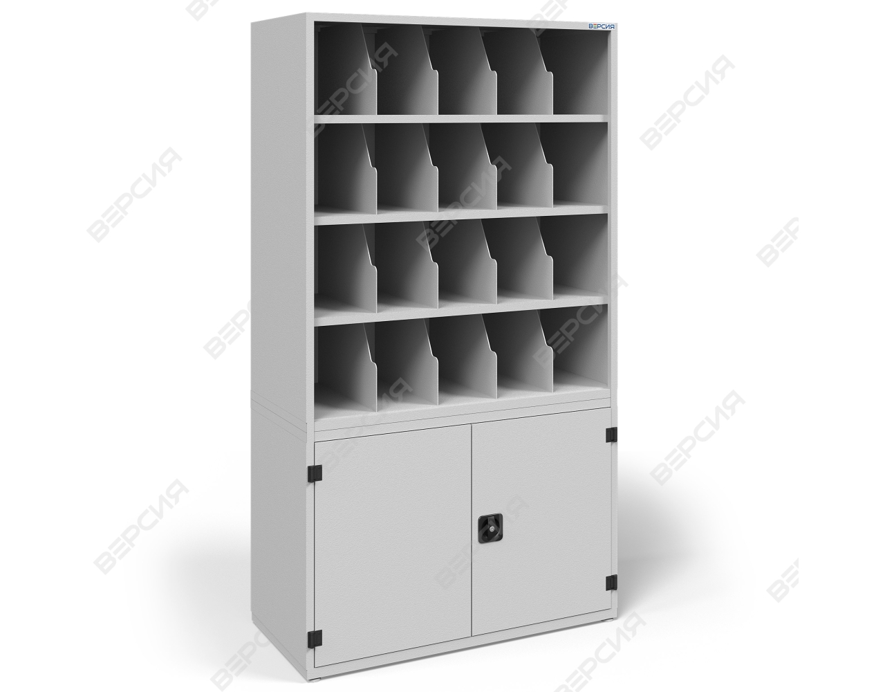 Шкафы для хранения противогазов в организации металлические на 20 ячеек 